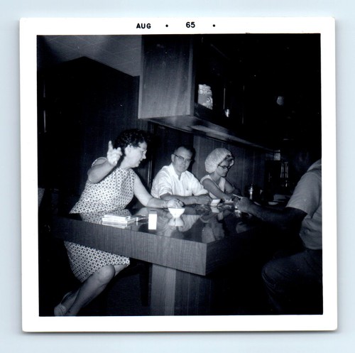 Old vintage square photo - photo, men