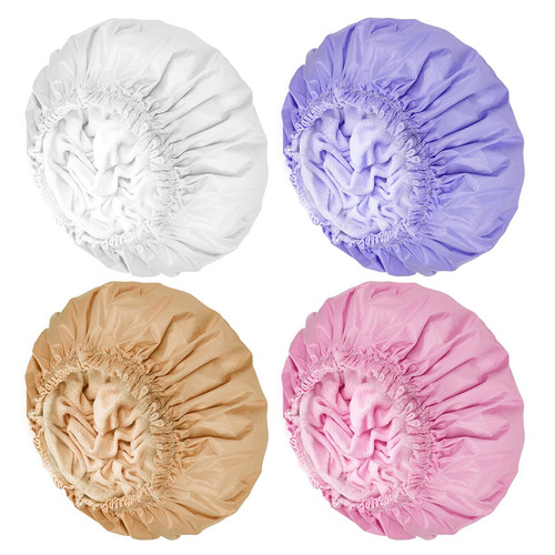 Terry lined shower caps for - terry,