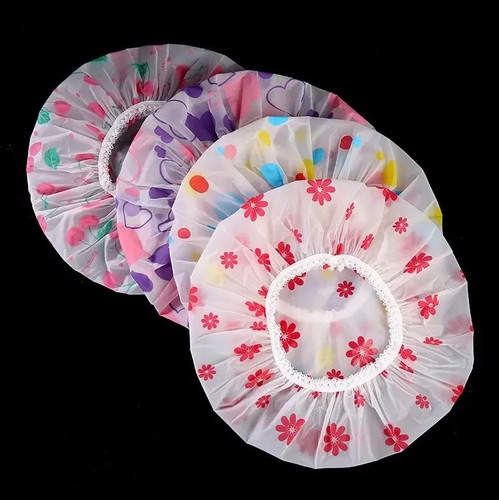 5pcs waterproof shower cap - 5pcs,