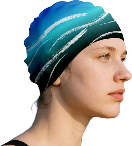 Swim cap for long - swim, hair
