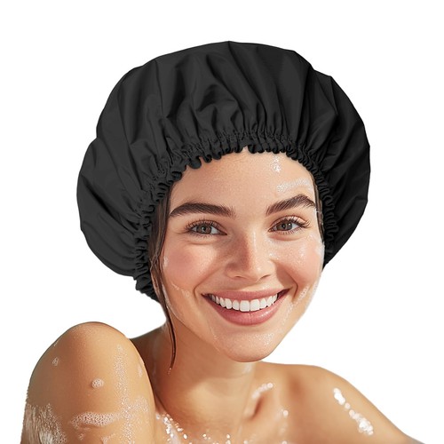 Shower cap for - shower, double